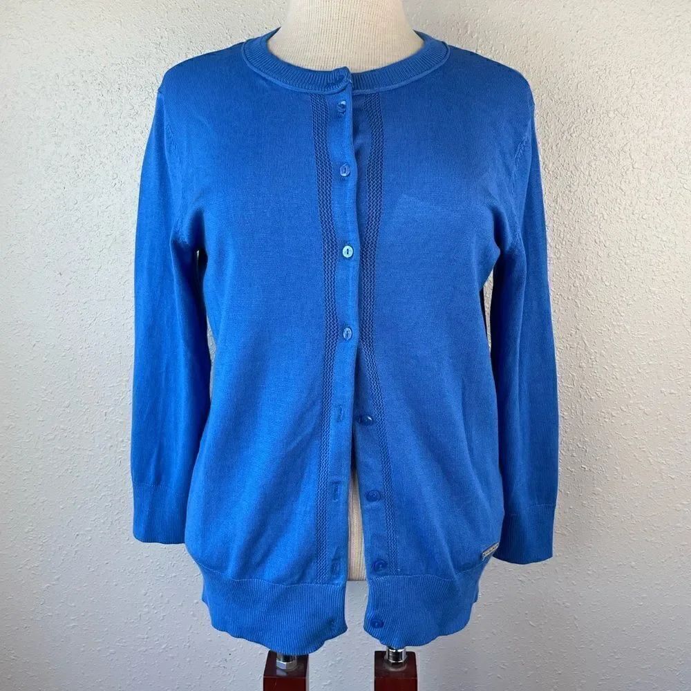 Ellen Tracy Button Down Cardigan Sweater Size M EUC